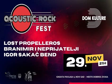 Acoustic Rock Fest Gigs Tix Srbija