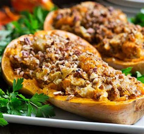 Sausagestuffed Butternut Squash Bradleys Country Store