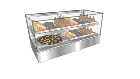 D Warehouse Racks Restaurant Bakery Display Counter Design