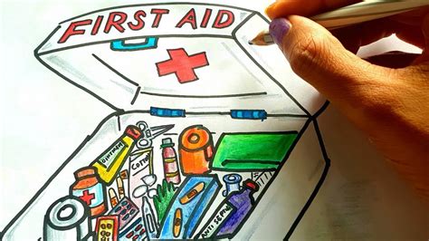 How To Draw First Aid Kit