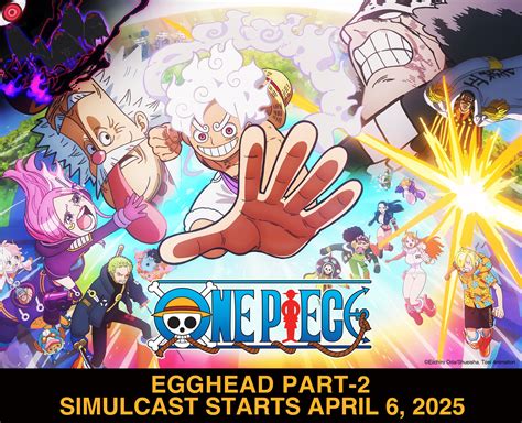 One Piece Anime's Egghead Part 2 Continues on Crunchyroll Starting