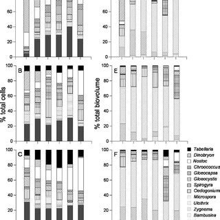 Percent Of Total Cells Ac And Total Biovolume Df In Functional