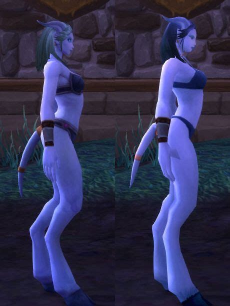 Female Draenei Model Old Vs New Model Female Draenei Female