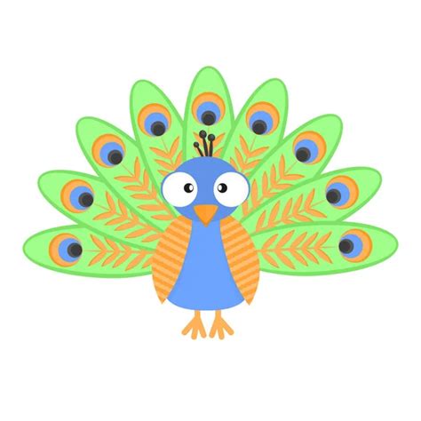 100000 Cute Cartoon Peacock Vector Images Depositphotos