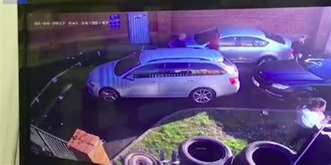 English Couple Caught Having Sex On Car While A Third Man Attempts To Join Complex