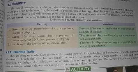 Heredity L Hereditas Heirship Or Inheritance Is The Transmission Of