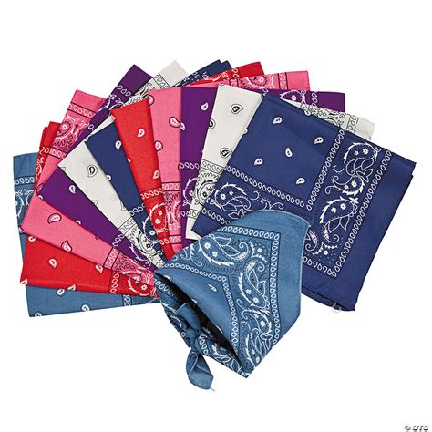 Western Bandanas 12 Pc Oriental Trading