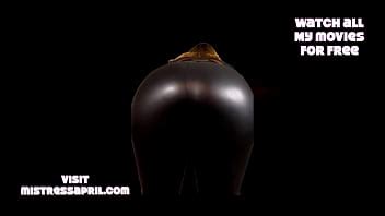 Dominatrix Mistress April Corrida en mi esclava de leggings de látex XVIDEOS