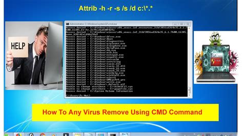 How To Any Virus Remove Using CMD Command Remove Virus By Attrib