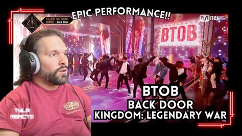 EDM Producer Reacts To Back Door 비투비 BTOB ㅣ2차 경연 킹덤 레전더리워 Kingdom