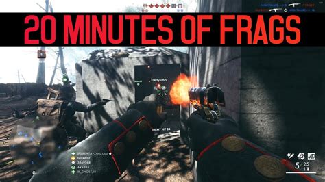 20 Minutes Of Frags Battlefield 1 YouTube