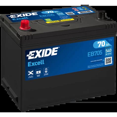 Exide EB705 Bateria De Arranque Exide 70Ah 12V