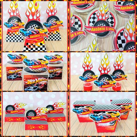 Kit Festa Hot Wheels Itens Elo Produtos Especiais
