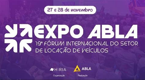 Expo Abla Em Novembro Já Está Com Inscrições Abertas Blog Das