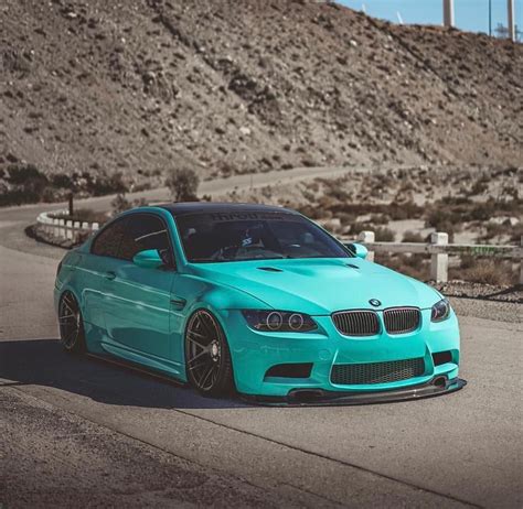 Bmw E M In Gloss Tiffany Blue Wrap Findingnick Bmw Sports Cars