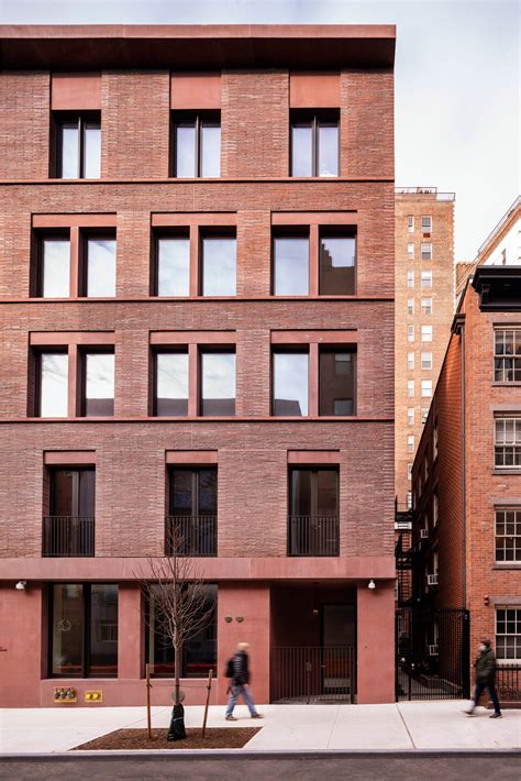 David Chipperfield Clads 11 19 Jane Street In Red Concrete And Brick