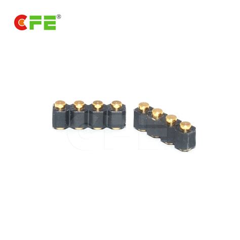 2 54 Mm Pitch 4 Pin Female Connector For Pogo Contacts