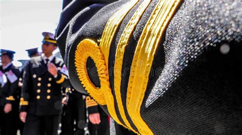 Royal Thai Navy Officers in Black Uniform Prepare for Combined Navies ...