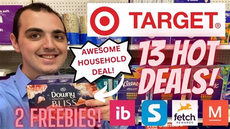 13 HOT TARGET COUPONING DEALS 2 FREEBIES AWESOME HOUSEHOLD DEAL