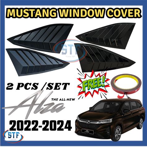 Perodua Alza 2023 PRESENT Toyota Veloz Mustang Window Cover Rear