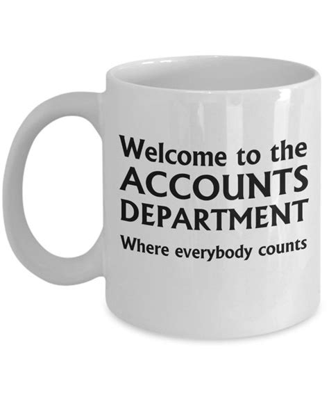 Items Similar To Funny Accountant Mugs Welcome To The Accounts