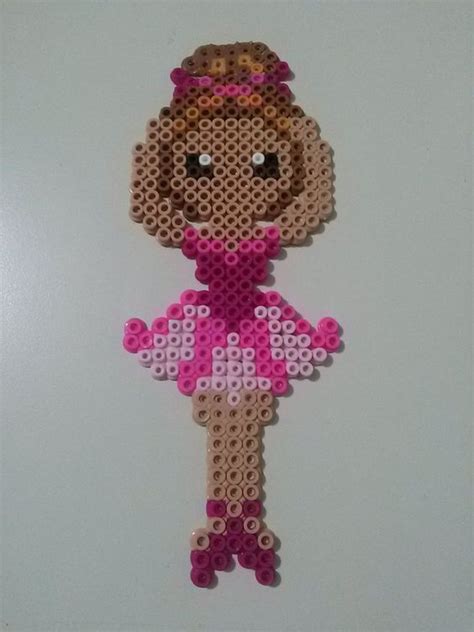 Perler Bead Ballerina By Madsuzz On Deviantart Diy Perler Bead Crafts Perler Bead Templates