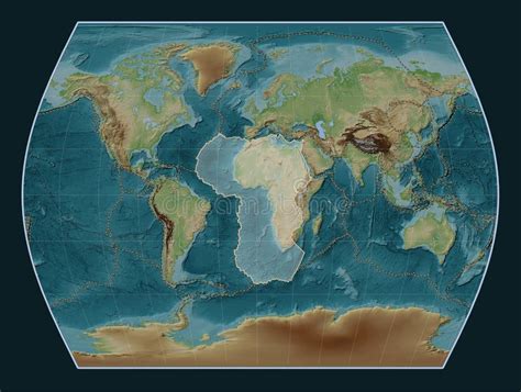 African Tectonic Plate. Wiki. Times. Boundaries Stock Illustration ...