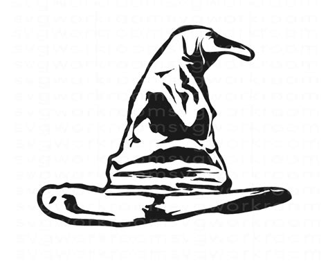 Harry Potter Sorting Hat Svg Free SVG Cut Files