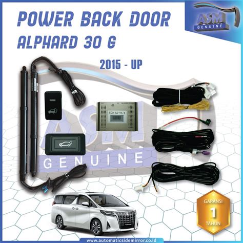 Power Back Door Pintu Bagasi Elektrik Toyota Alphard