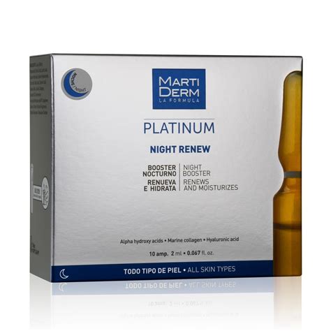 Купить ампулы Martiderm NIGHT RENEW 10 шт с эффектом мягкого пилинга ...