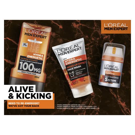 L Oreal Paris Men Expert Alive And Kicking Piece Gift Set For Him Wilko