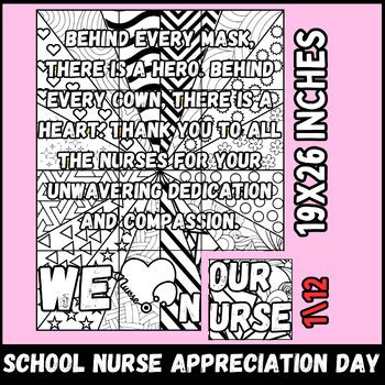 school Nurse appreciation day quote Collaborative Poster | Nurse day poster