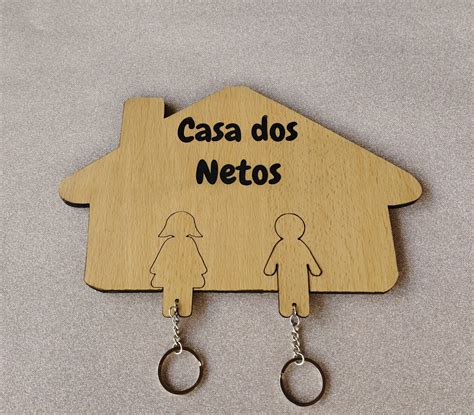 Chaveiro Casa Mdf Personalizado Ofertas Originais