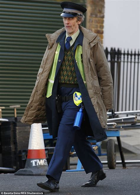 Hugh Grant joins Peter Capaldi on the set of Paddington 2 in London ...