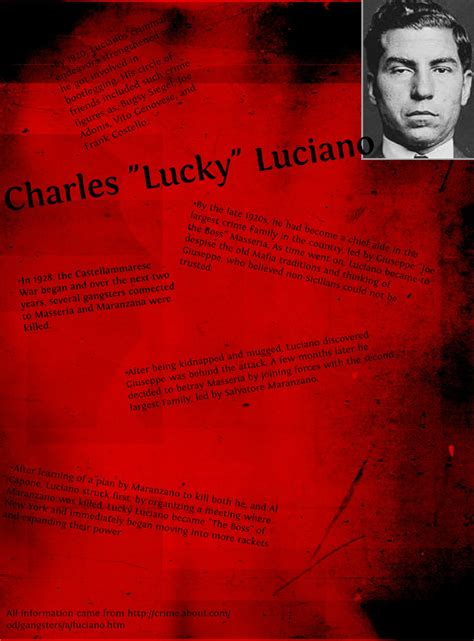 Charles Lucky Luciano Quotes. QuotesGram