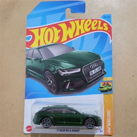 Jual HOT WHEELS 17 AUDI RS 6 AVANT HW WAGONS GREEN RS6 Shopee