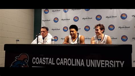 Furman Paladins Men S Basketball Vs Coastal Carolina Press Conference