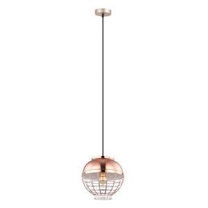 Pendente Retro 1 Lâmpada Aramado Bronze Mais Luz Bivolt Leroy Merlin