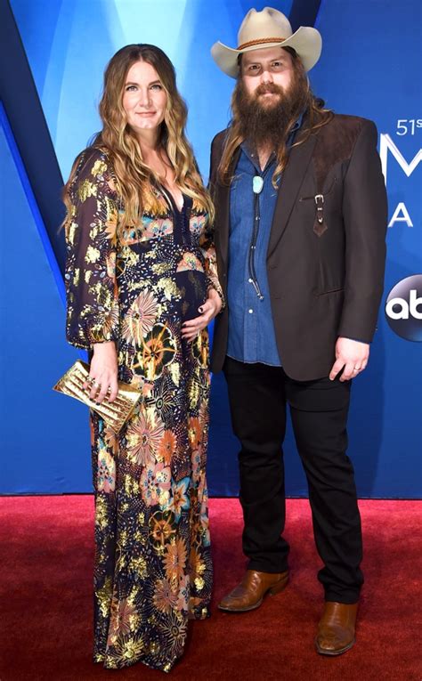 Chris Stapleton & Morgane Stapleton from 2017 CMA Awards: Red Carpet ...