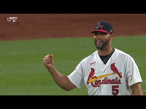 Albert Pujols First Career Mlb Pitching Appearance