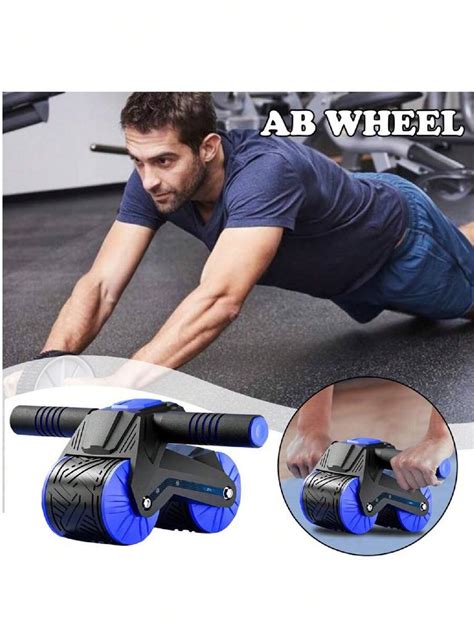 Rodillo abdominal de rebote automático para ejercicios de abdominales