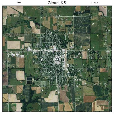 Aerial Photography Map of Girard, KS Kansas