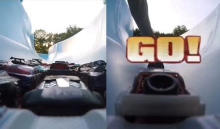 Alucinante los Hot Wheels también bucean