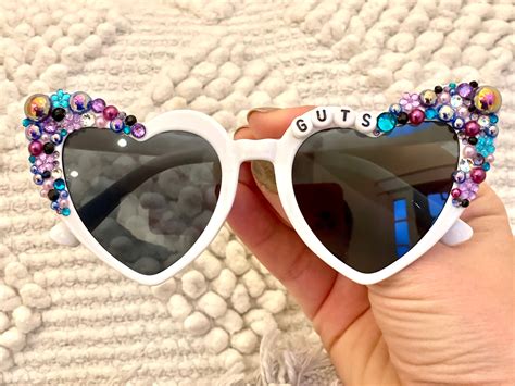 Customizable Beaded Olivia Rodrigo Guts Sunglasses Guts Sunglasses