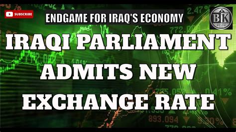 Iraqi Dinar Breaking News Iraq S Budget To Include New Exchange Rate