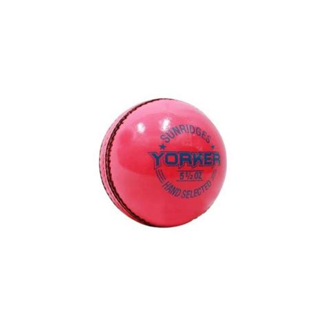 SS YORKER PINK CRICKET BALL (4 PCS) - The Champion Sports - Cricket