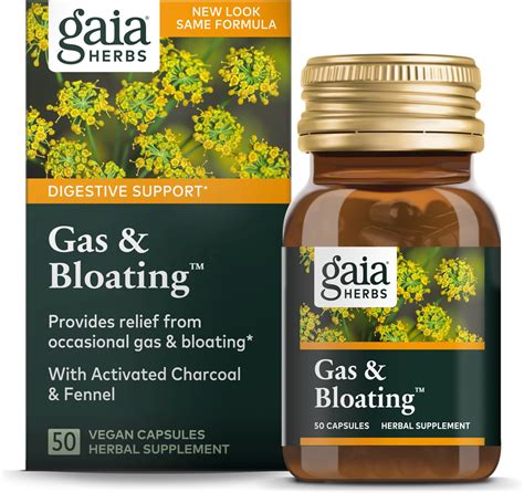 Amazon.com: Gaia Herbs Gas & Bloating - Provides Relief from Occasional