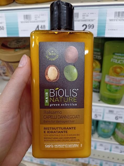 Biolis Nature Balsamo Capelli Danneggiati Balm For Damaged Hair INCI