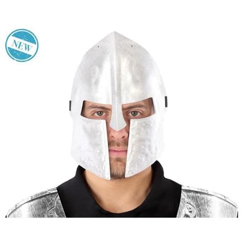 Masque M Di Val Atosa Casque Chevalier En Guerre Blanc Adulte