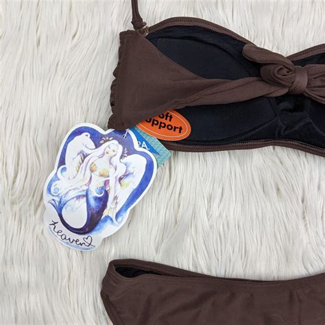 S Chocolate Bikini With Tags Never Worn By Depop